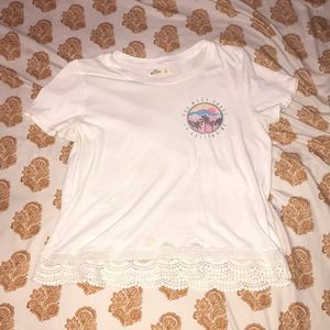 white cute west coast shirt